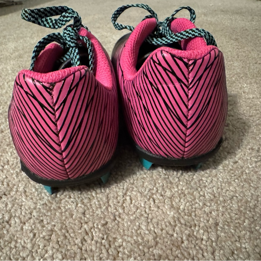 Kids Pink and Black DSG Cleats